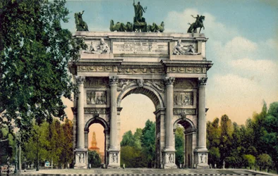 Milano / Milan: Arco della Pace (colour photo)