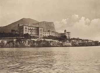 Sicilia / Sicily: Villa Igea (b/w photo)