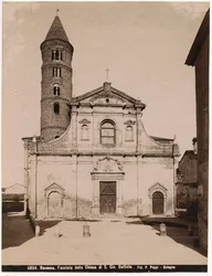 Chiesa di San Giovanni Battista, Ravenna, Emilia-Romagna, Italia, fotografia di Pietro Poppi, Bologna, ca 1900