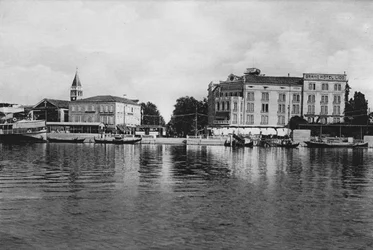 Venezia, Lido, Imbarcadero e Grand Hotel Lido