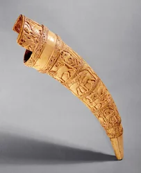 Un olifante, dal Tesoro di San Sernin, Officina di Salerno