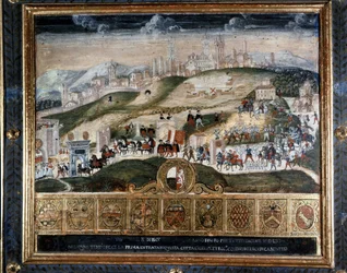 Arrivo a Siena di Cosimo I de