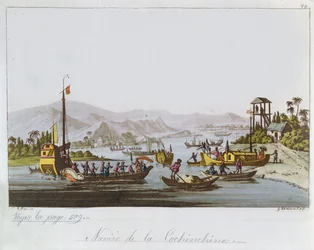 Barche in Cocincina, c. 1820-25