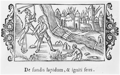 Cattura di una città con il fuoco, illustrazione da Historia de Gentibus Septentrionalibus di Olaus Magnus (1490-1558), pubblicato a Roma, 1555