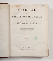 Codice di Napoleone il Grande per il Regno d