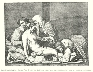Deposizione dalla Croce detta La Pietà di Luco, Collezioni di Firenze (incisione)