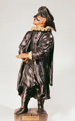 Dottor Balanzone, dal Teatro Serafino (legno policromo)