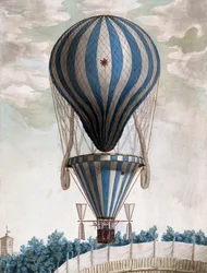Primo pallone aerostatico in volo
