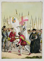 Elisabetta I, tavola 12 da La storia delle nazioni
