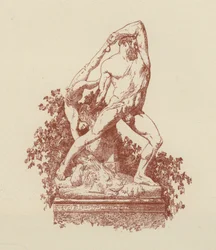 Ercole e Lica del Canova (litho)