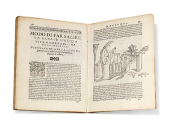 Prima edizione della traduzione di Aleotti dei Pneumatici di Eroe