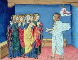 Il Cristo risorto mostra ai discepoli le sue mani e la ferita nel fianco