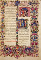 Primo Libro delle Cronache, dalla Bibbia di Borso d