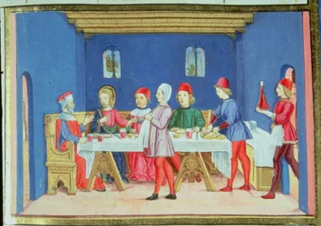 Gesù durante il pasto a casa del fariseo chiede se è permesso guarire di sabato