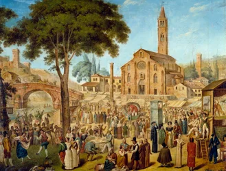 Festa popolare a Lodi Vecchio, Italia