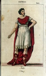 Gaetano Crivelli (1768-1836) nel ruolo di Tito in 
