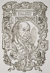 Giovanni Battista della Porta (1535-1615) dal suo libro, Delle Celeste Fisionomia, Padova 1616, illustrato in Storia della Magia, pubblicato alla fine del XIX secolo