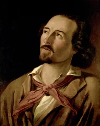 Goffredo Mameli, poeta e patriota del Risorgimento Italiano. Dipinto anonimo del XIX secolo. Museo del Risorgimento Milano