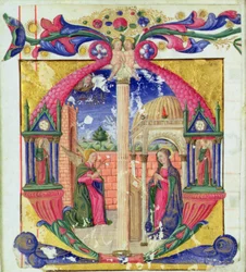 Iniziale istoriata 