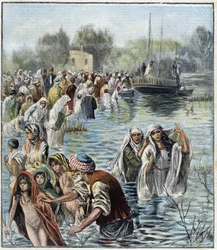 La settimana santa sul fiume Giordano - in "La Tribuna Illustrata