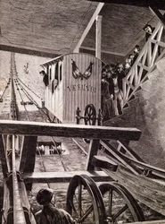Inaugurazione della funicolare al Vesuvio, Napoli