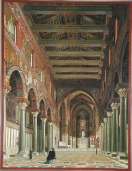 Interno del Duomo di Monreale, Sicilia