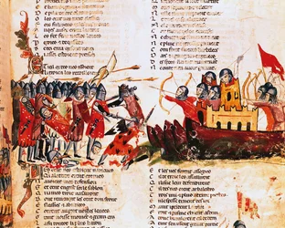Cavalieri in combattimento