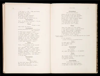 Libretto della Tosca di Giacomo Puccini, Edizione Ricordi, Italia