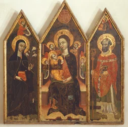 Madonna con Bambino tra Santa Chiara e San Basilio