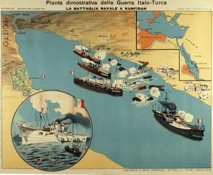 Mappa della battaglia di Kunfuda Bay