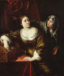 Marta e Maria o, Donna con la sua cameriera