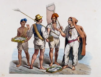 Pescatori napoletani, Italia