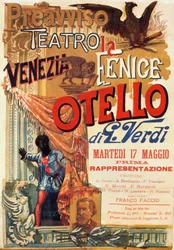 Otello: Poster per la prima rappresentazione dell