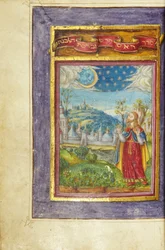Pagina da un Machzor, Toscana, probabilmente Firenze