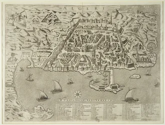 Porto e città di Algeri, c.1572