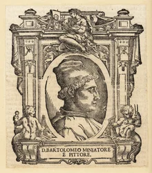 Ritratto di Bartolomeo della Gatta, pittore, miniatore e architetto italiano (fiorentino)