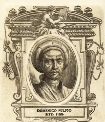 Ritratto di Domenico Puligo, pittore italiano del Rinascimento, attivo a Firenze