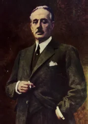 Ritratto di Giacomo Puccini (litografia a colori)