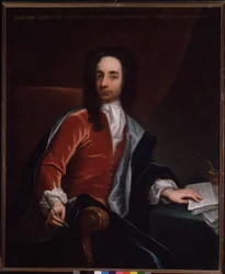 Ritratto di Giovanni Battista Bononcini, compositore e violoncellista barocco italiano