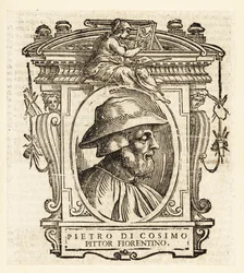 Ritratto di Piero di Cosimo, noto anche come Piero di Lorenzo, pittore italiano del Rinascimento di Firenze