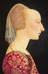 Ritratto di una signora in rosso