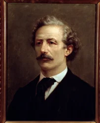 Ritratto del compositore italiano Enrico Bossi (1861-1925)