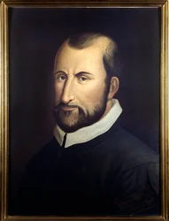 Ritratto del compositore italiano Giovanni Pierluigi da Palestrina (1525-1594)
