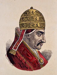 Ritratto di Papa Benedetto VI (Benedetto, Benedict o Benedictus) (973-974)