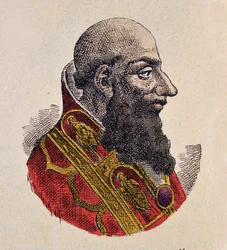 Ritratto di Papa Stefano IV (Stephen, Stefano o Stephanus) (885-891)