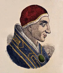 Ritratto di Papa Giovanni XV (985-996)