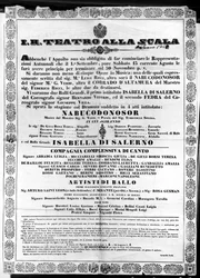 Poster per I.R. Teatro alla Scala, 