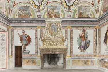 Sala di Giove e Mercurio: Marte e Minerva