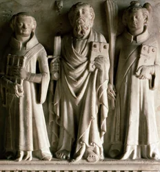 San Paolo, San Lorenzo e Santo Stefano (basso rilievo della scuola di Campione)
