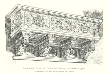 Santa Maria Novella, Tribuna dei Cantori, di Baccio d
